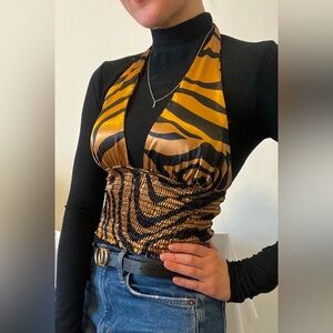 Tiger Print Tank Top